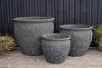 Durable old stone ceramic plant containers