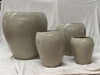 Cream Glazed Ceramic Planter