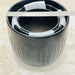 Large minimalist black ceramic planter