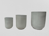 Small Modern Gray Ceramic Pot