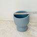 Modern ceramic plant pot for indoor plants