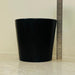 Matte black ceramic pot collection