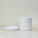 Minimalist Glossy White Ceramic Planter