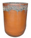 Volcanic glaze finish ceramic pot set