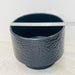 Medium dark blue planter for indoor plants