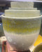 Medium Yellow Cream Ceramic Pot - Ideal for Home & Garden Decor