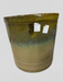 Yellow sunset gradient ceramic pot